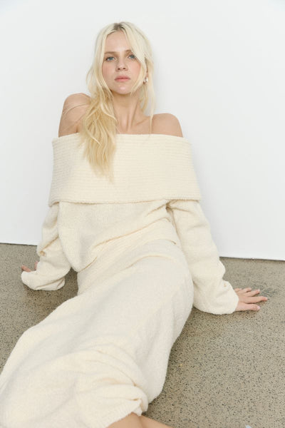 SANNA KNIT CREAM