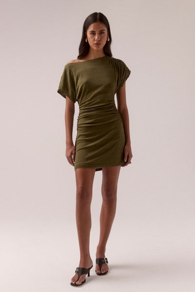 SOVERE STUDIO RUA MINI DRESS OLIVE