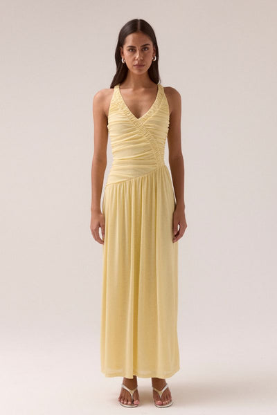SOVERE STUDIO RUA MAXI DRESS LEMONADE
