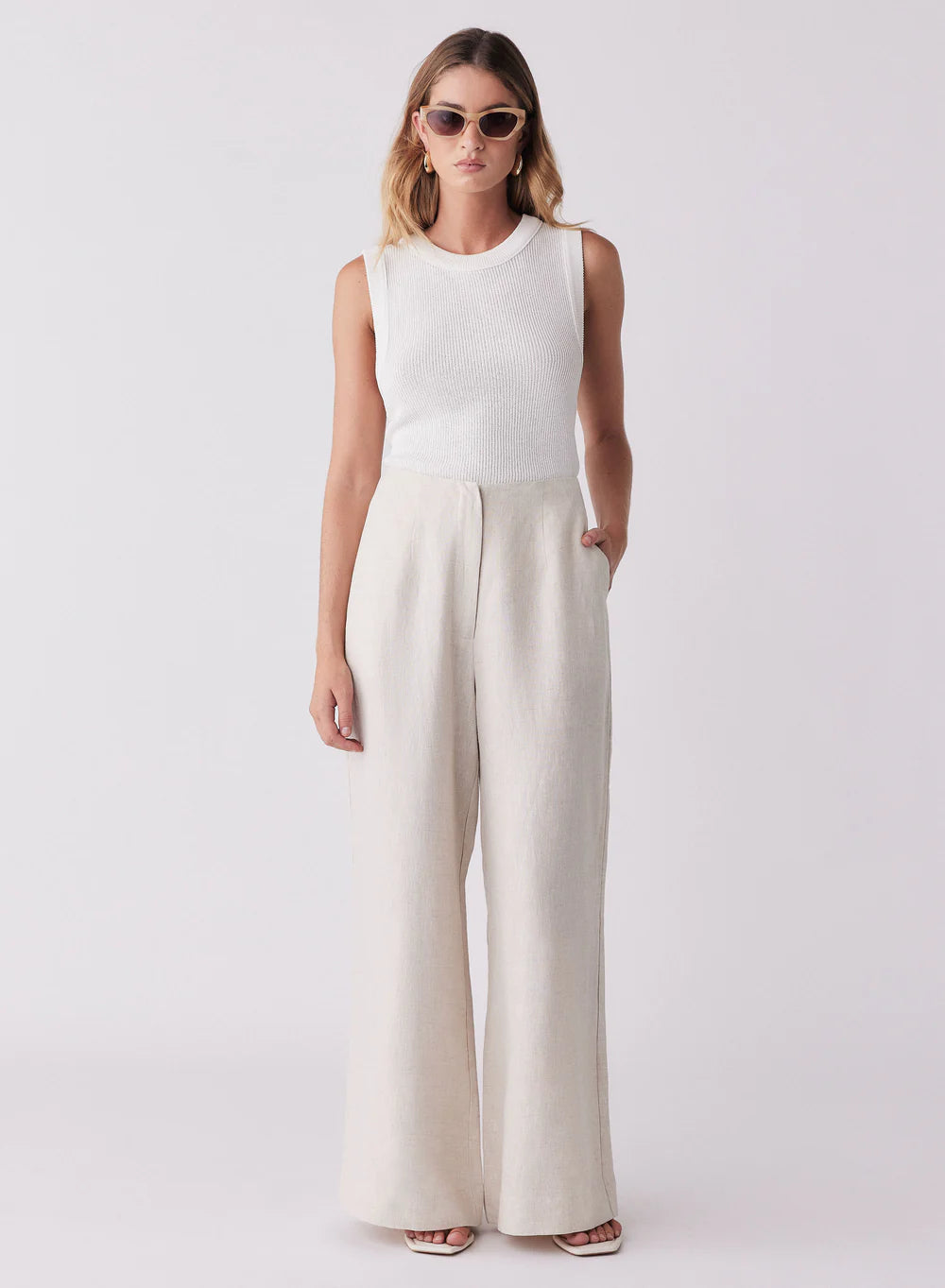 ESMAEE PORTSEA PANTS NATURAL