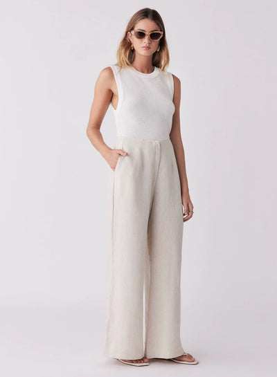 ESMAEE PORTSEA PANTS NATURAL