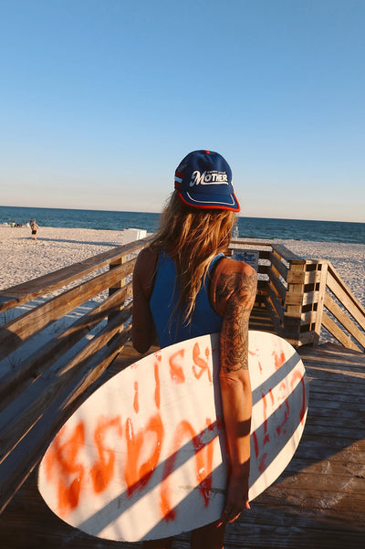 HAPPY LITTLE MOTHER SPORTS CAP BLUE