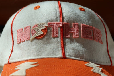 MOTHER LIGHTENING BOLT CAP ORANGE