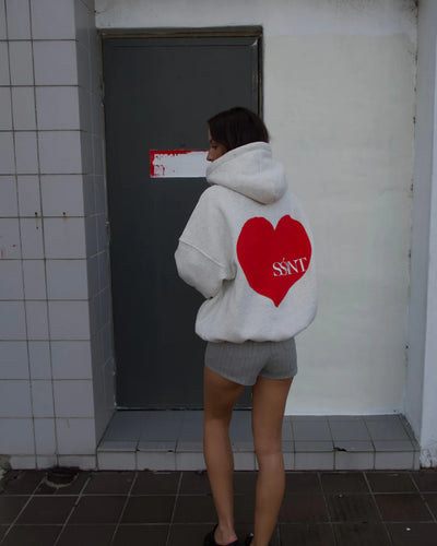 SŚAINT HEART HOODIE RED