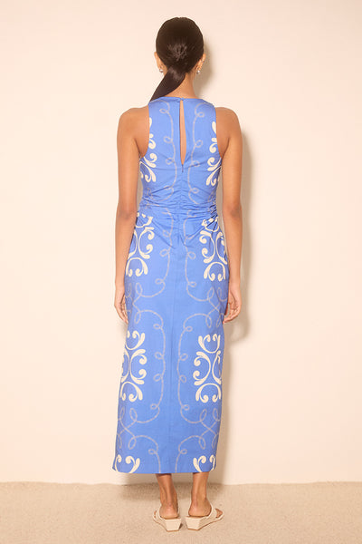 MON RENN KALA DRESS BLUE KALA