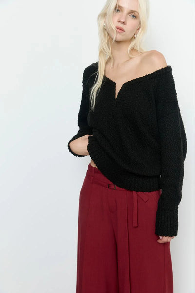 SOVERE STUDIO ALLURE SWEATER BLACK
