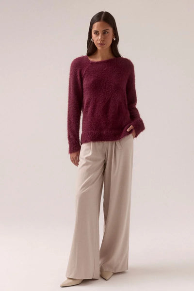 SOVERE STUDIO SABADO SWEATER MERLOT