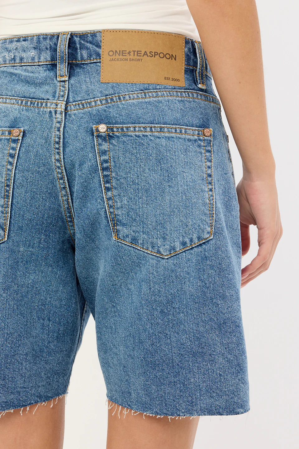 JACKSONS  DENIM SHORTS HOODLAM BLUE