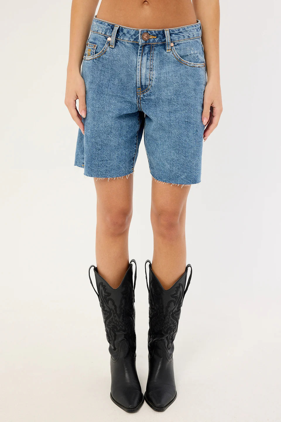 JACKSONS  DENIM SHORTS HOODLAM BLUE