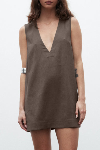 BAYSE SKYLAR DRESS CHOCOLATE | BABY LEMONADE STORE