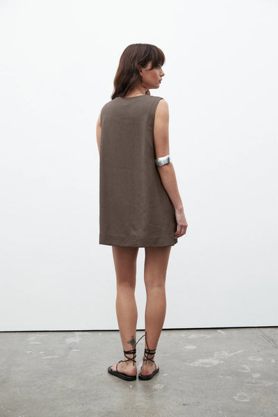 BAYSE SKYLAR DRESS CHOCOLATE | BABY LEMONADE STORE