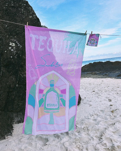 SABBI THAT'S A WRAP COTTON SARONG TEQUILA ROSADO PINK