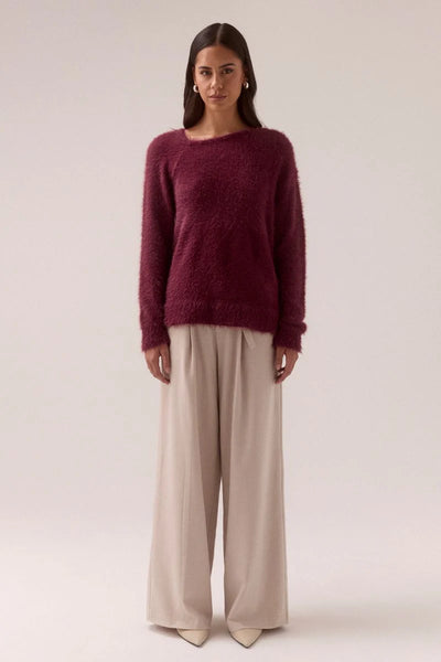 SOVERE STUDIO SABADO SWEATER MERLOT