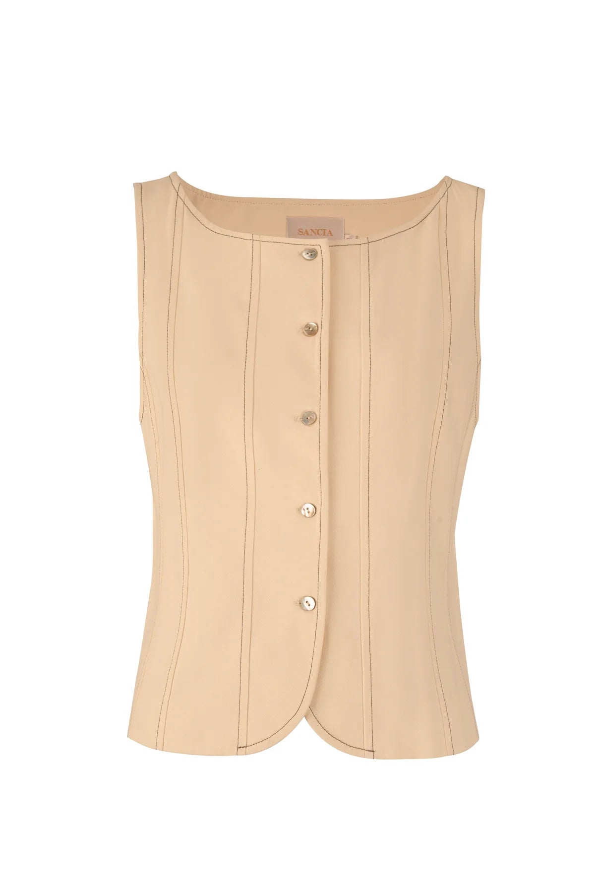 SANCIA THE KLARA VEST MOONSTONE