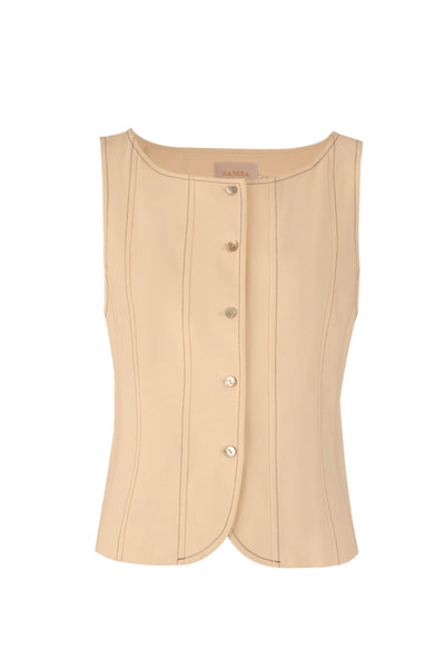SANCIA THE KLARA VEST MOONSTONE