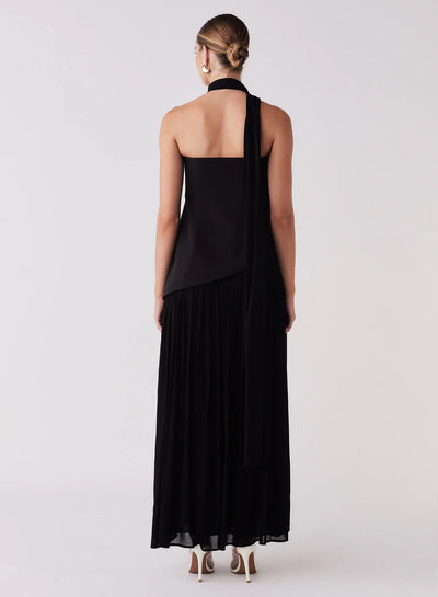 ESMAEE VIEWPOINT MAXI DRESS BLACK