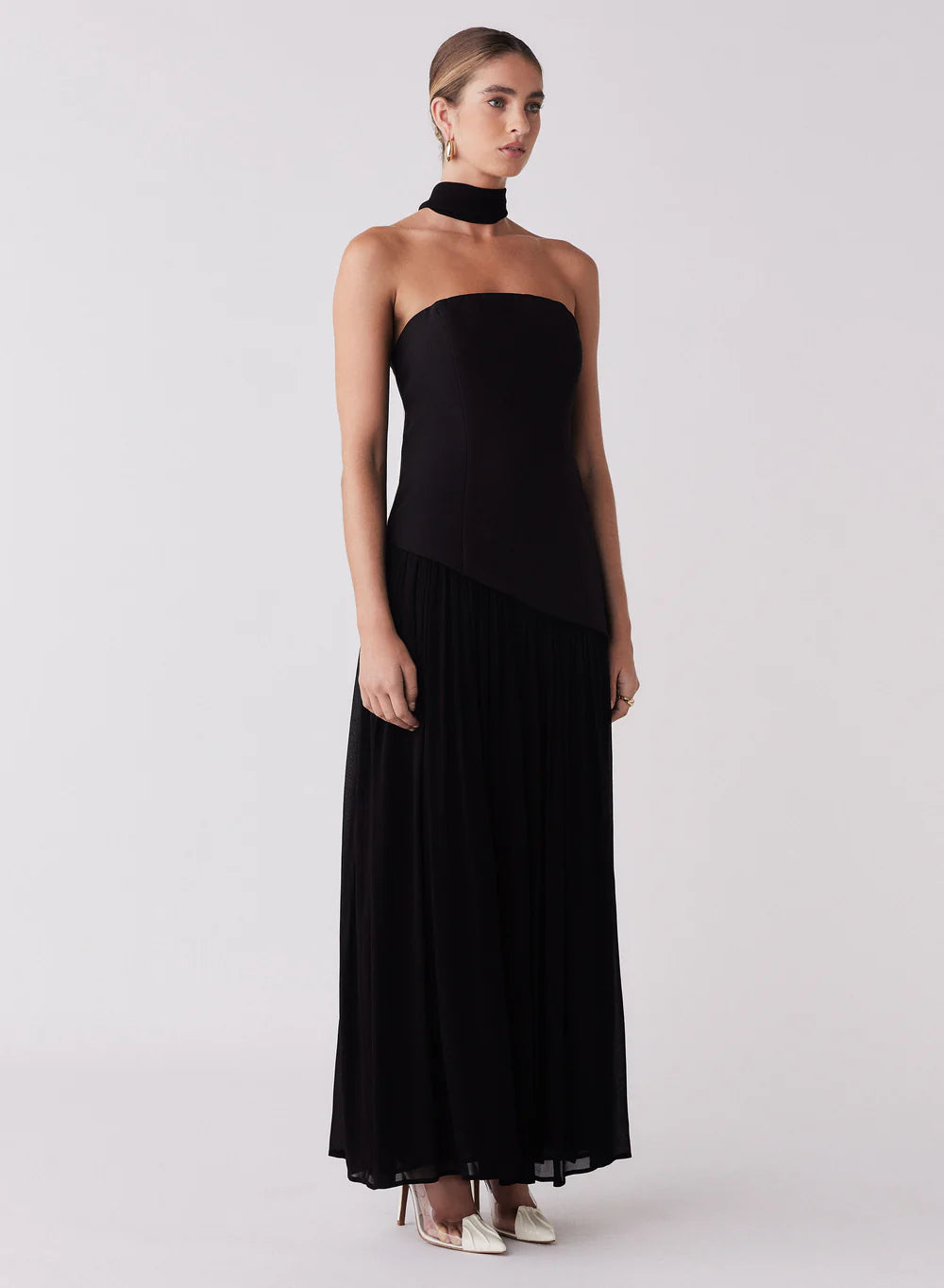 ESMAEE VIEWPOINT MAXI DRESS BLACK