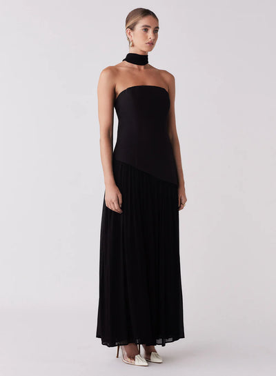 ESMAEE VIEWPOINT MAXI DRESS BLACK