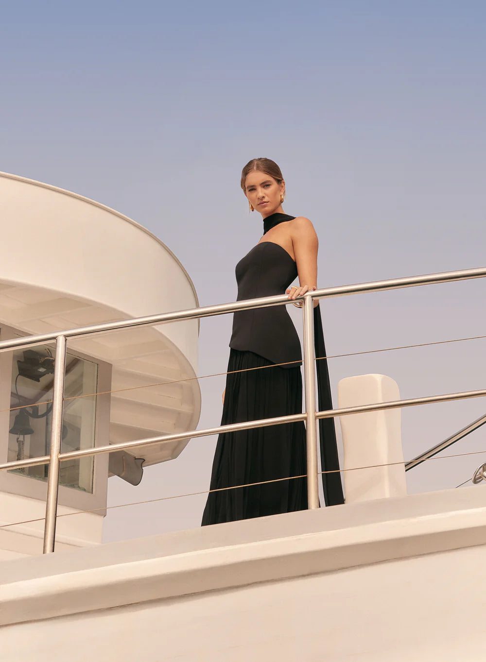 ESMAEE VIEWPOINT MAXI DRESS BLACK