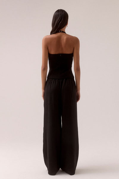 SOVERE STUDIO DEMI TOP BLACK