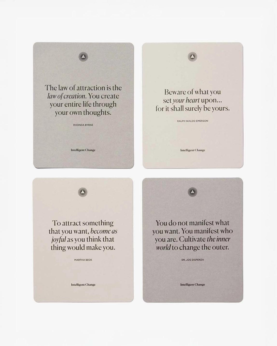 INTELLIGENT CHANGE MINDFUL AFFIRMATIONS BY VALERIA LIPOVESTSKY CARD DECK