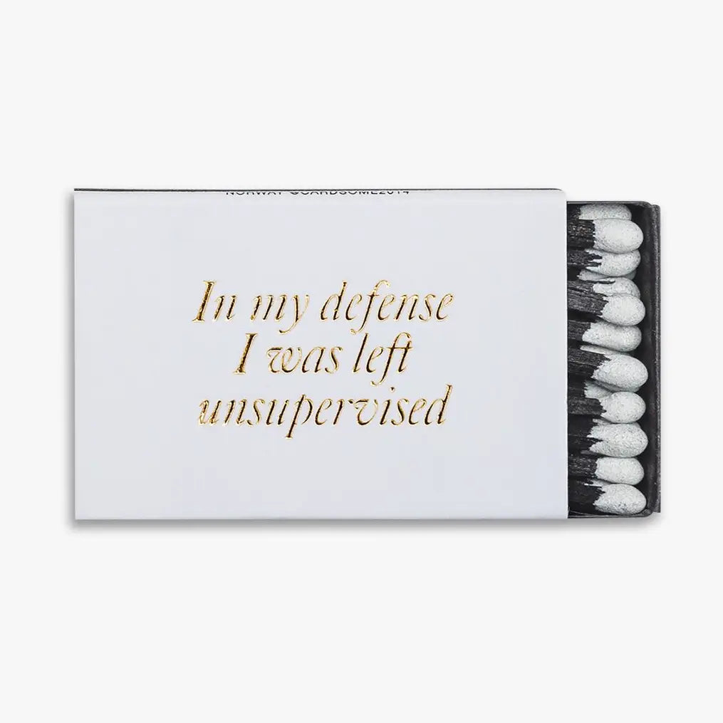 IN MY DEFENSE  MATCHES MINI