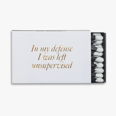 IN MY DEFENSE  MATCHES MINI