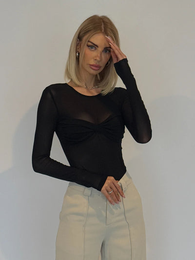 MAIA THE LABEL AMARLIA BODYSUIT BODYSUIT ONYX | BABY LEMONADE STORE