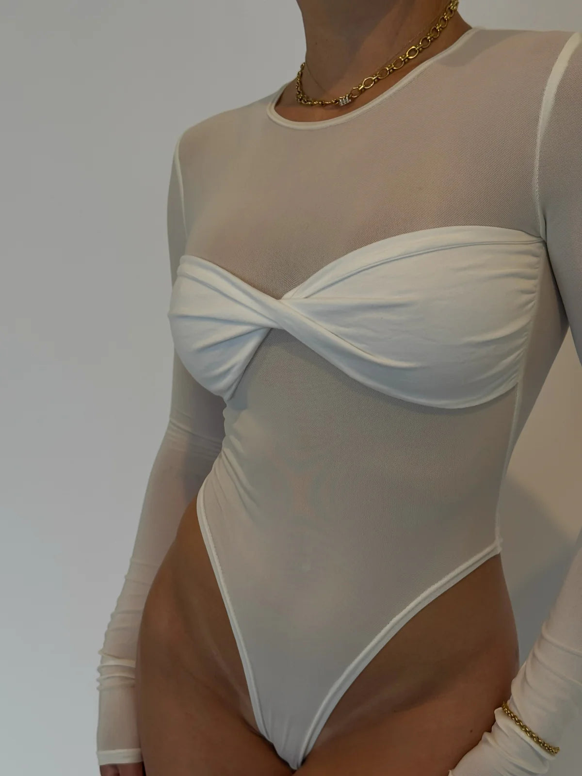MAIA THE LABEL AMARLIA BODYSUIT BODYSUIT COCONUT | BABY LEMONADE STORE