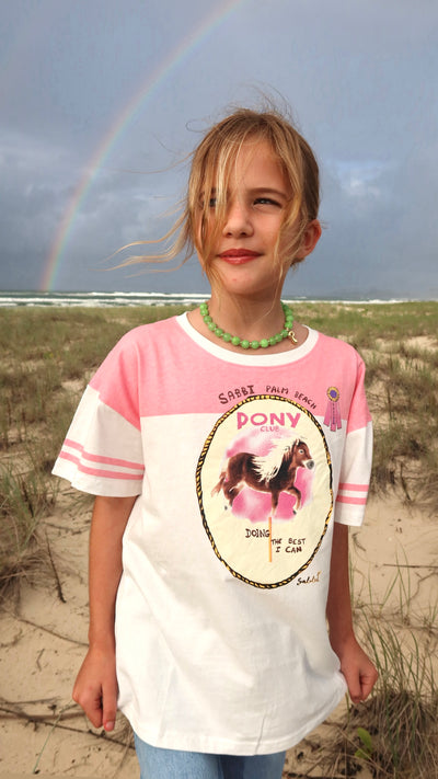 SABBI KIDS PONY CLUB TEE | BABY LEMONADE STORE