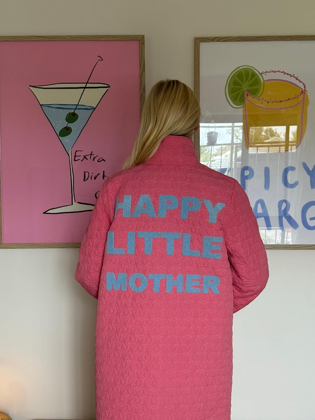 HAPPY LITTLE MOTHER THUG LIFE LONG COAT