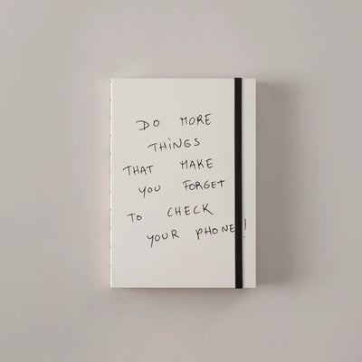 GRY MATTR X THOMAS LELU POÈTE NOTEBOOK  CREAM