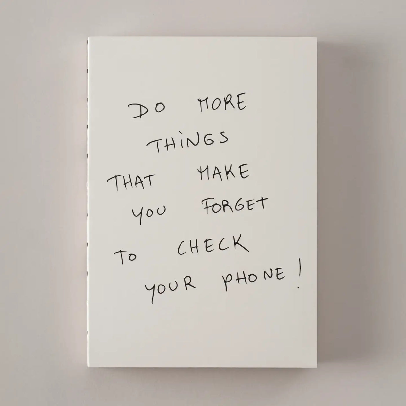 GRY MATTR X THOMAS LELU POÈTE NOTEBOOK  CREAM