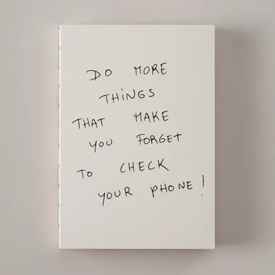 GRY MATTR X THOMAS LELU POÈTE NOTEBOOK  CREAM