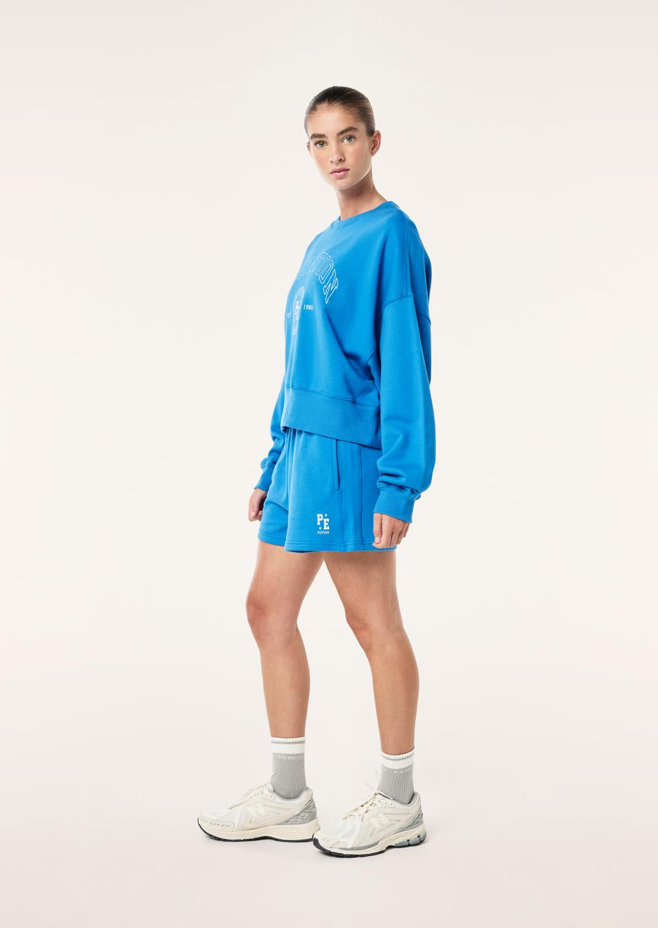 PE NATION ADOBE SWEATSHIRT FRENCH BLUE