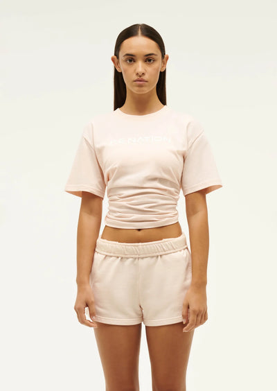 PE NATION ADVENTURE SHORTS BLUSH