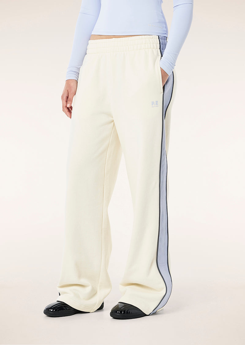 PE NATION ALIGN TRACK PANT WHISPER WHITE