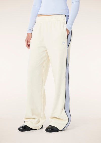 PE NATION ALIGN TRACK PANT WHISPER WHITE