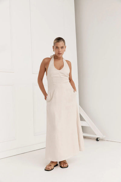 AMITY DRESS OATMEAL