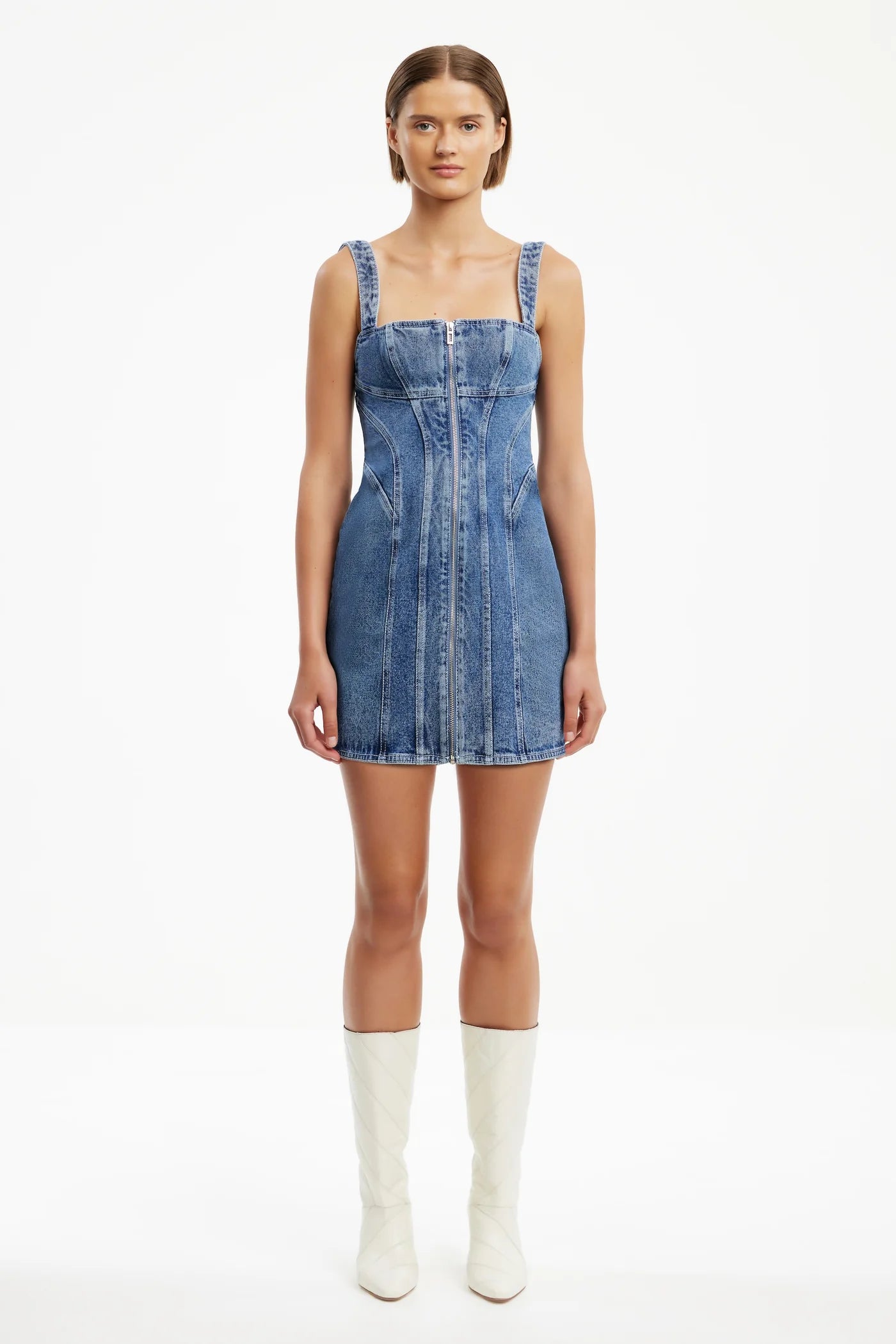SIGNIFICANT OTHER SABRINA MINI DRESS DENIM