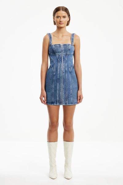 SIGNIFICANT OTHER SABRINA MINI DRESS DENIM