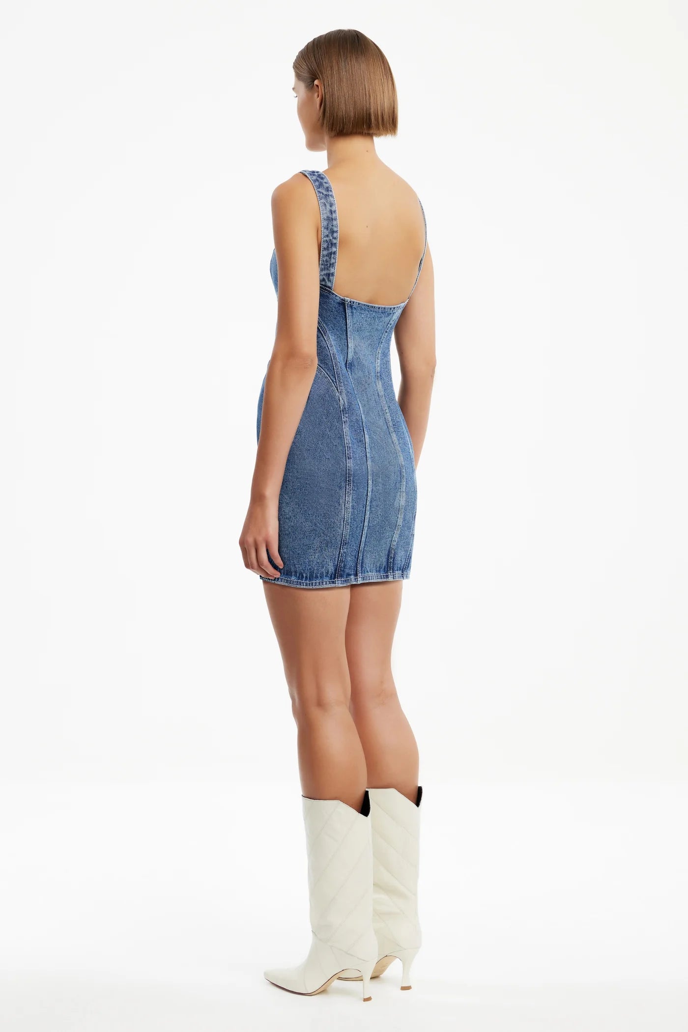 SIGNIFICANT OTHER SABRINA MINI DRESS DENIM