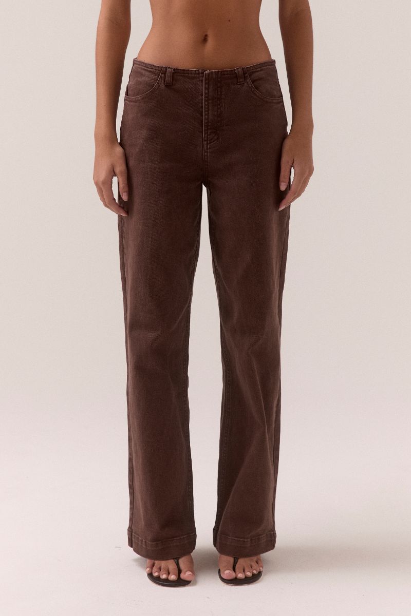 SOVERE STUDIO ZYRA JEANS RAISIN
