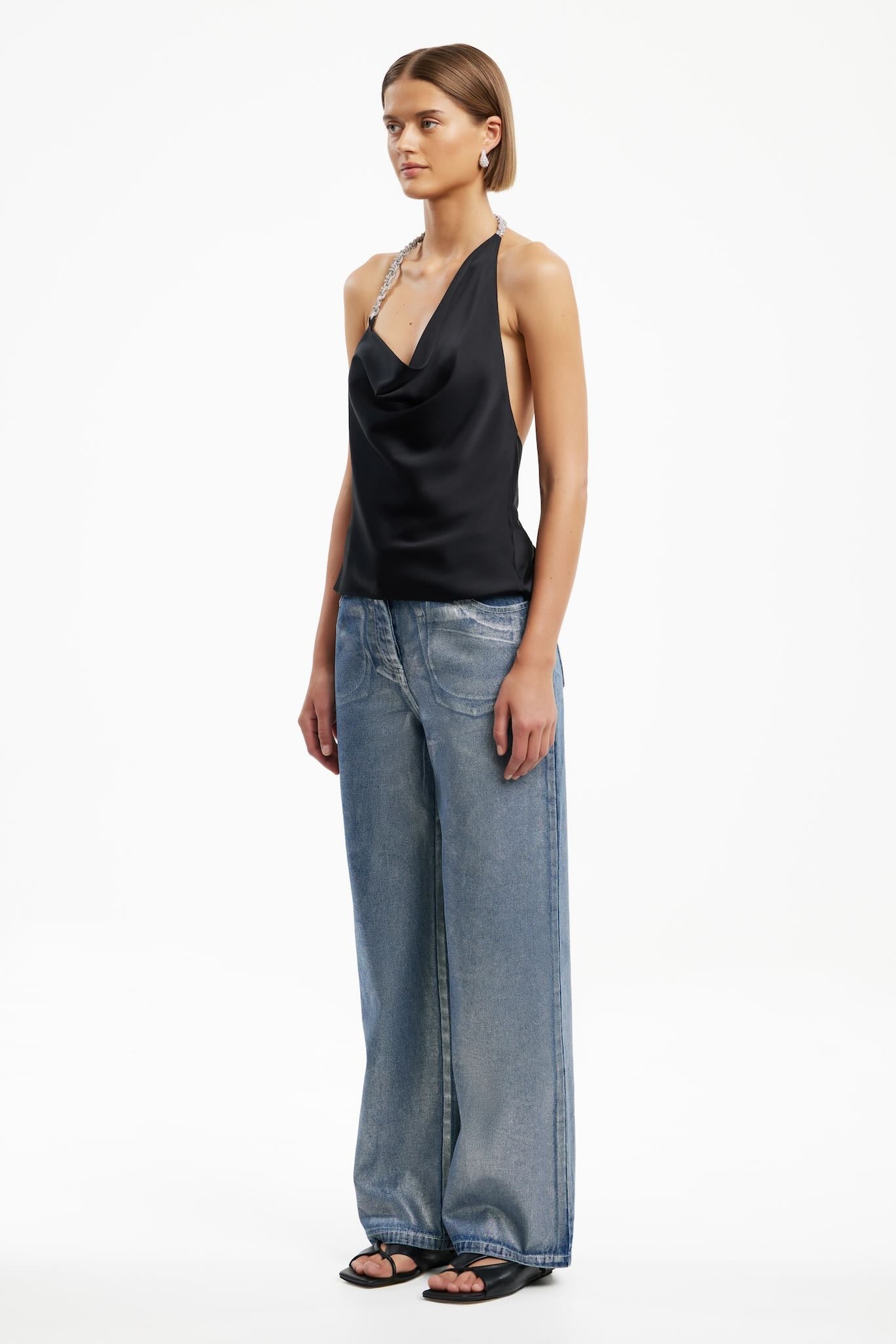 SIGNIFICANT OTHER ABBEY TOP BLACK