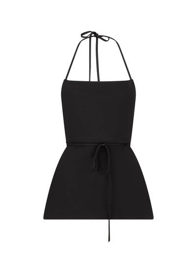 ONE OF OTHERS RAEF BACKLESS TOP BLACK