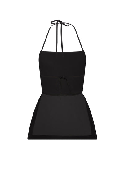 ONE OF OTHERS RAEF BACKLESS TOP BLACK