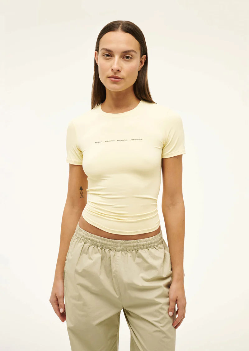 PE NATION FOUNDATION SHORT SLEEVE TEE BUTTER | BABY LEMONADE STORE