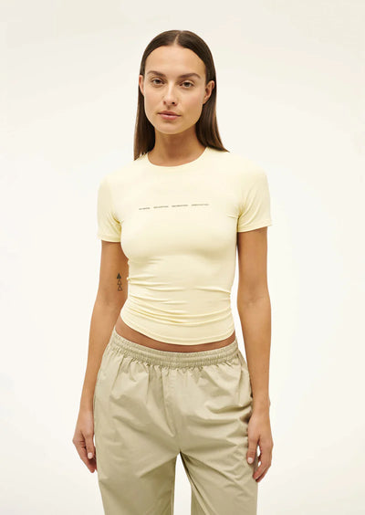 PE NATION FOUNDATION SHORT SLEEVE TEE BUTTER | BABY LEMONADE STORE