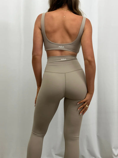 MAIA THE LABEL MYRA ESSENTIAL LEGGINGS LATTE