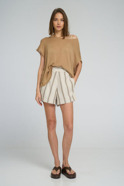 LILYA ANISE SHORT RESORT STRIPE